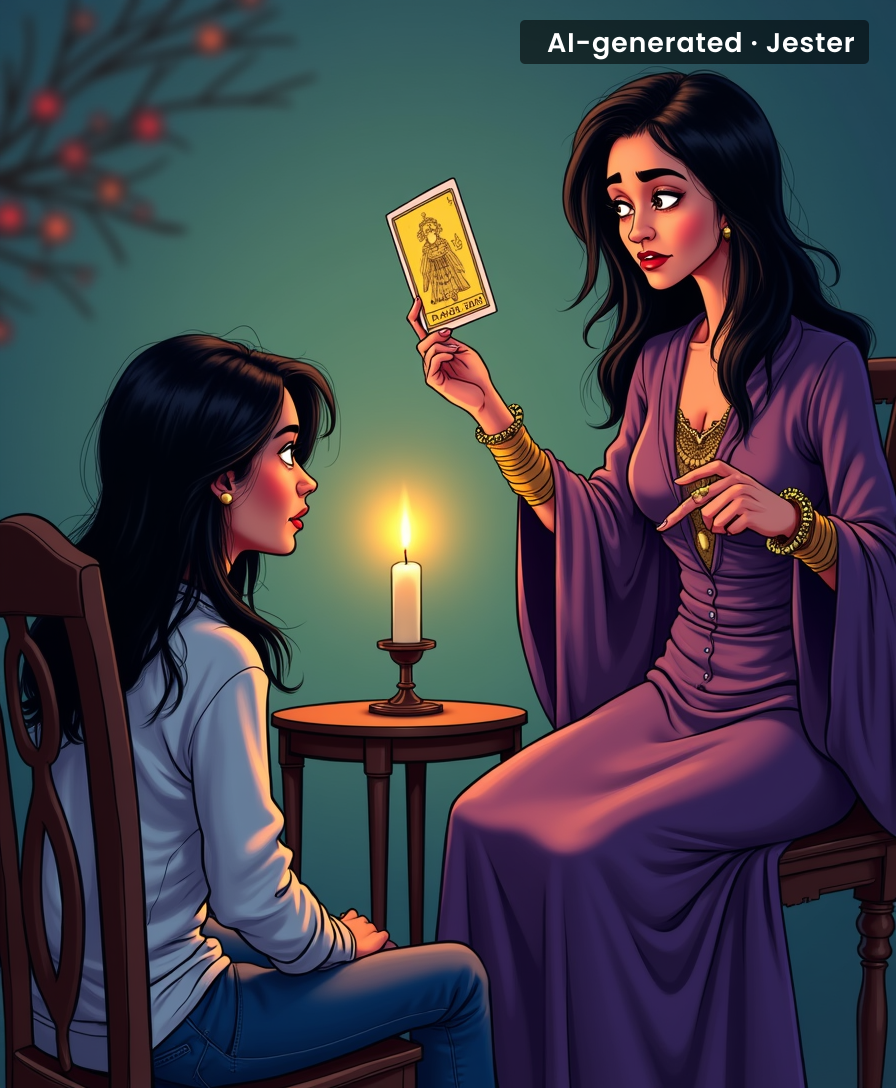 A tarot card is somehow more qualified to judge a reality show career than the show's own producers.