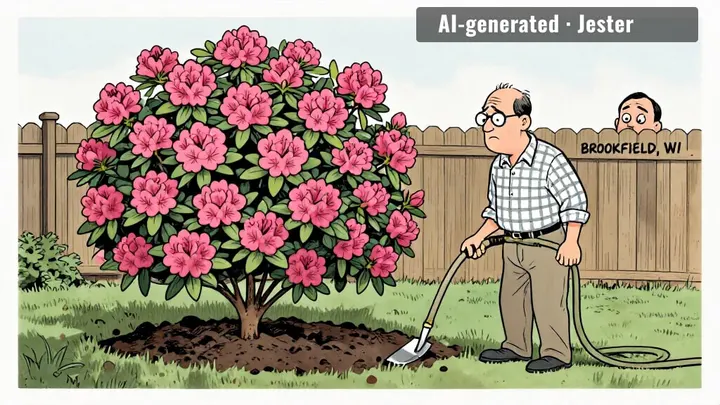 the mulch is free, the company is quiet, and the azaleas have never been happier.