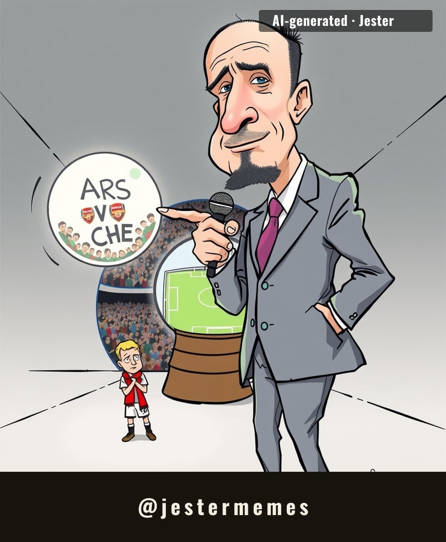Gary Neville's Arsenal-Chelsea prediction is the only thing more confident than a VAR decision that's actually wrong.