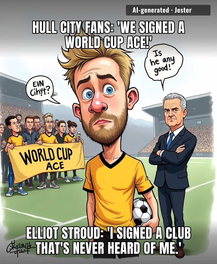 Hull City's new signing is a World Cup ace, which means the real competition starts when he tries to pronounce 'Hull' without sounding like a seagull.