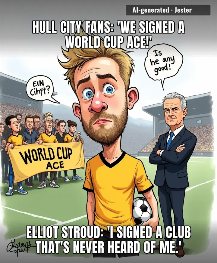 Hull City's new signing is a World Cup ace, which means the real competition starts when he tries to pronounce 'Hull' without sounding like a seagull.