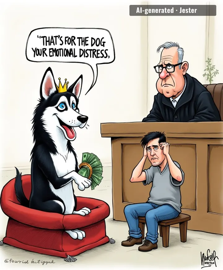 This dog just got a better settlement than most people get from their own divorces.