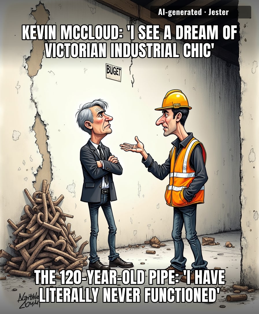 The man has made a career of watching people’s life savings go into a furnace; finally, he’s found a building that's just as good at burning money as his participants.