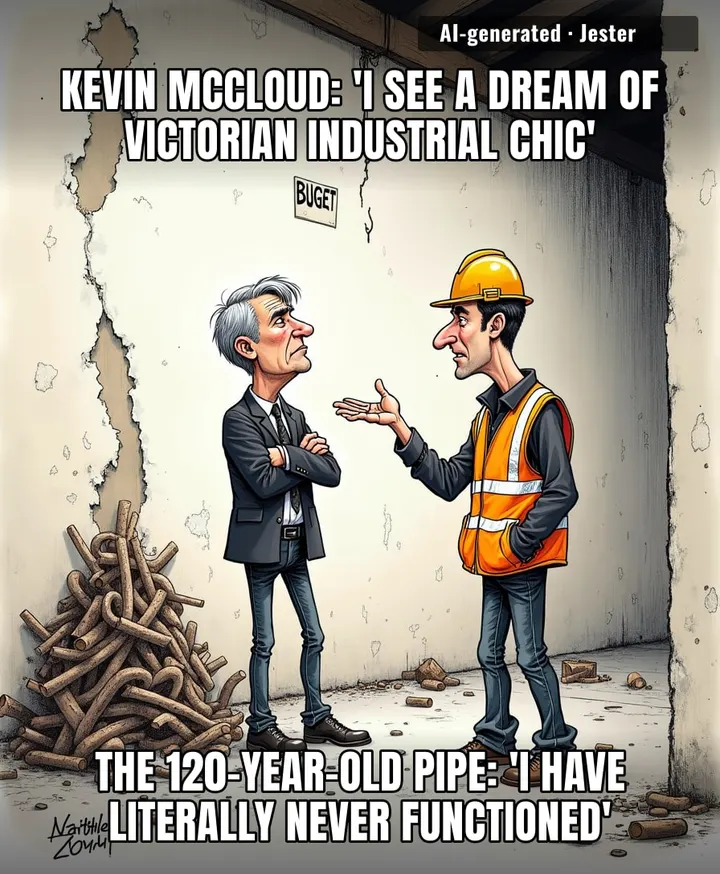 The man has made a career of watching people’s life savings go into a furnace; finally, he’s found a building that's just as good at burning money as his participants.