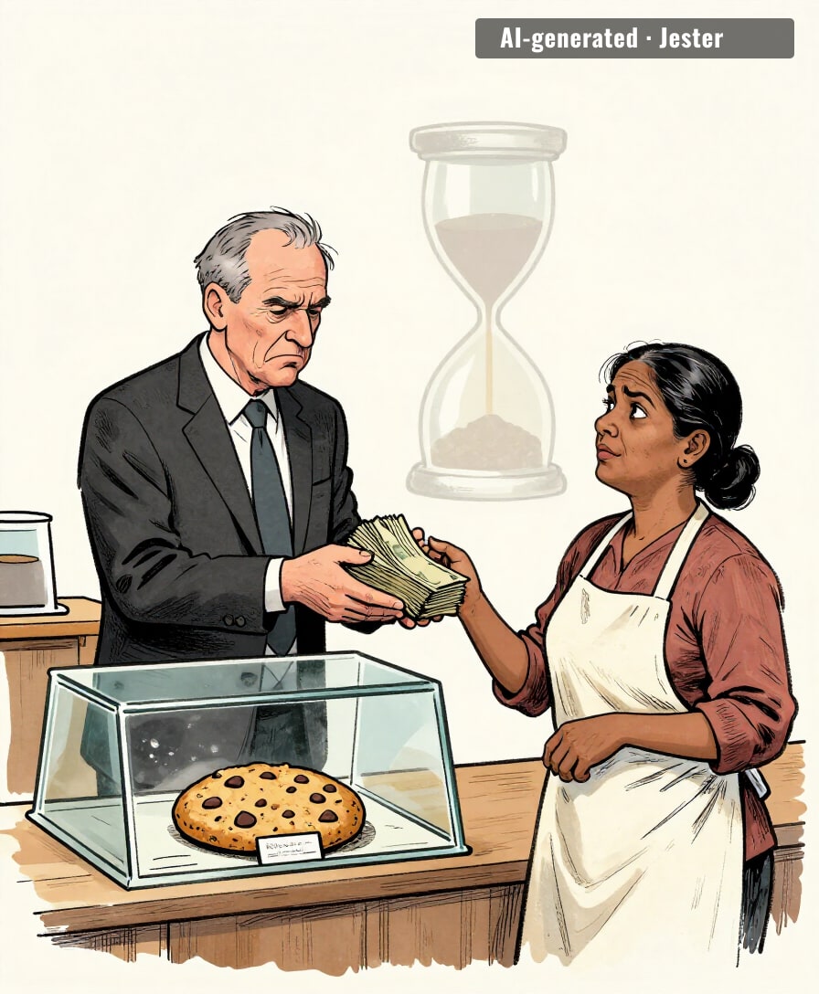 a cookie he bought before covid is now a collector's item
