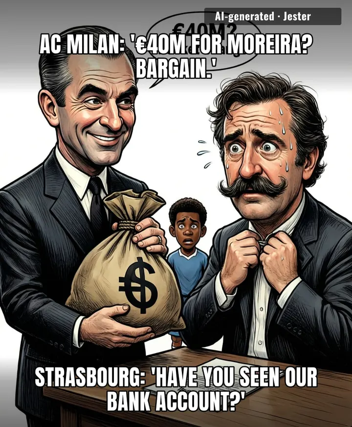 AC Milan's transfer strategy is just 'throw €40M at a problem and hope it dribbles back'.