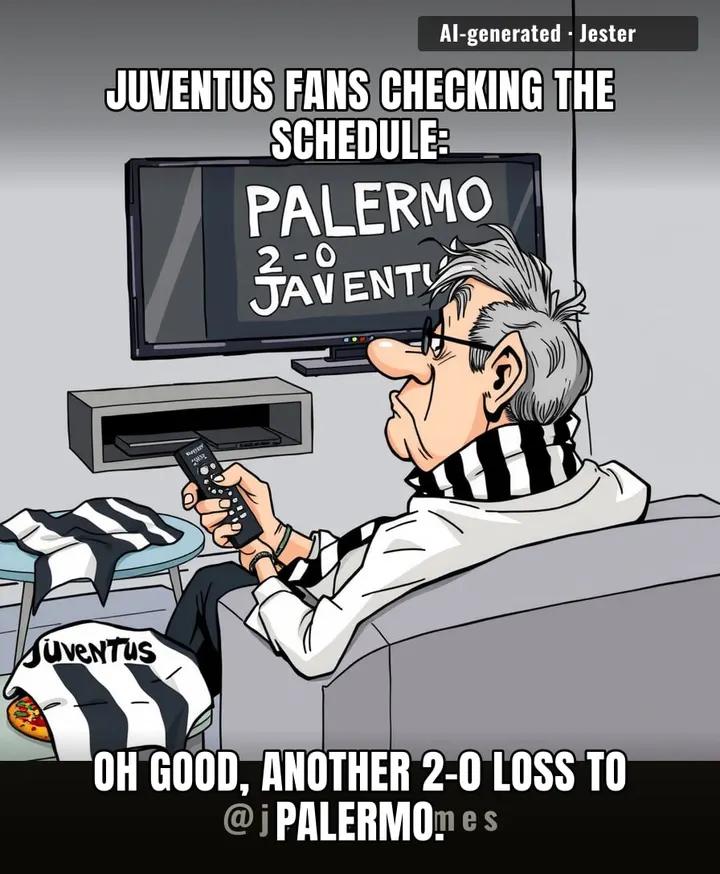 Juventus are the only team that can lose to Palermo and still make me feel sorry for Palermo.