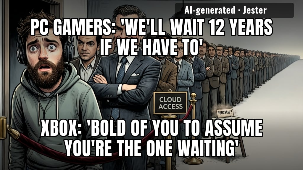 they didn't make the game, they didn't make the console, but they DID make the queue.