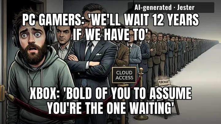 they didn't make the game, they didn't make the console, but they DID make the queue.