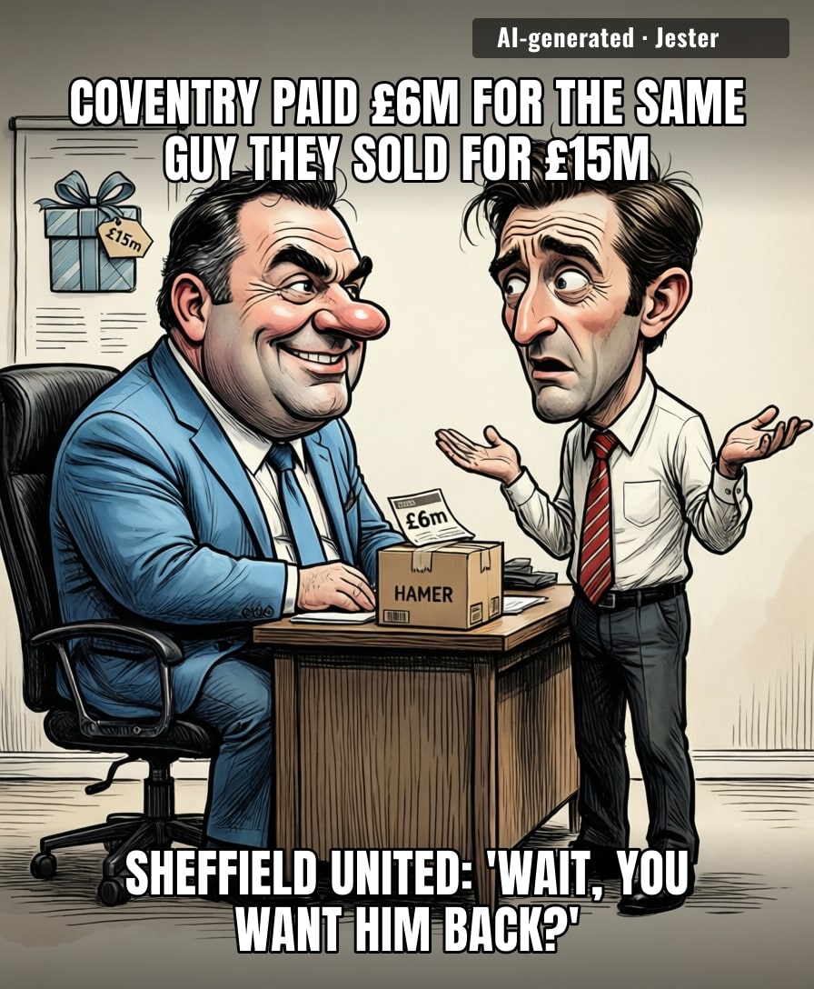 Coventry's transfer strategy is just renting players from themselves at a discount.