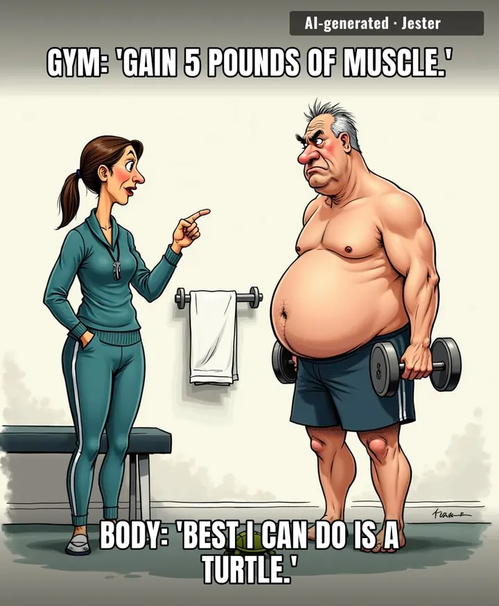 so the gym has a shrink ray now