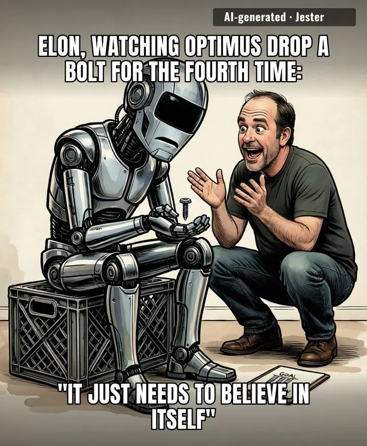 they gave the robot human hands and kept the human timeline.