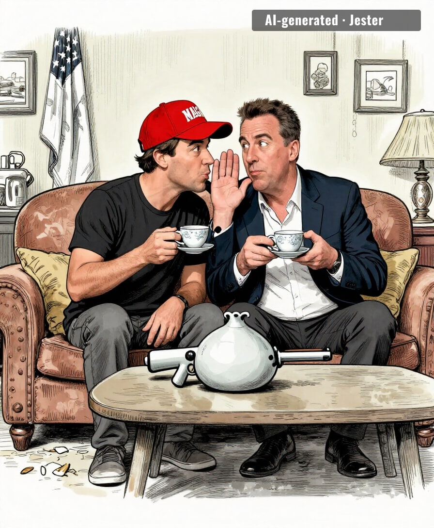 he let Sacha think he was the prank, which is the prank.