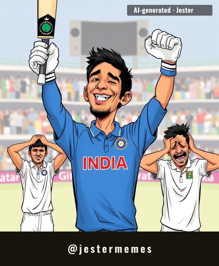 Dhruv Jurel treated the Lankan attack like a broken vending machine: kept hitting it until something came out.