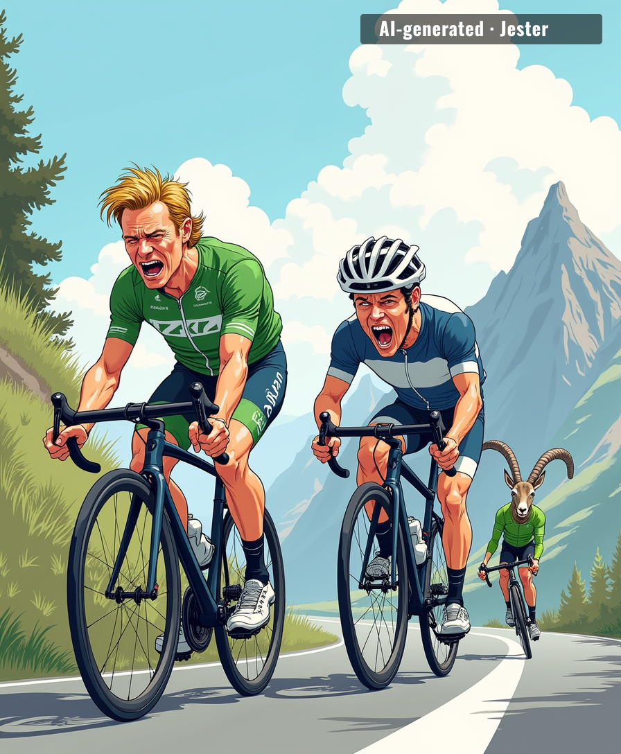 The only thing climbing faster than these sprinters is their heart rate.