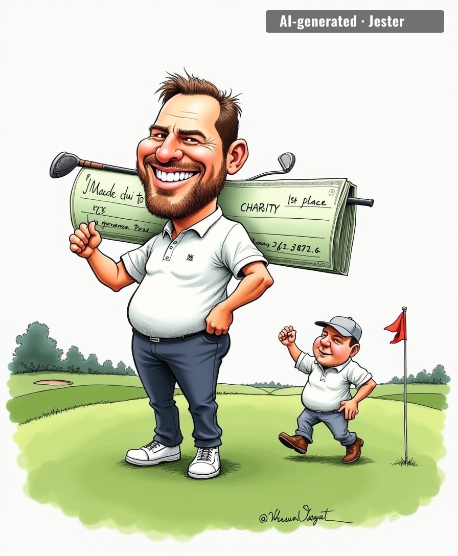 Paul Casey's charity vow is sweet, but let's be real—the real charity is him giving the rest of the field a chance.