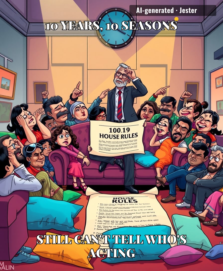 Ten seasons of Bigg Boss Tamil and the only thing we’ve learned is that a pillow fight can ruin a career faster than tax evasion.