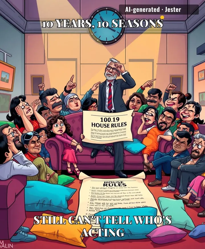 Ten seasons of Bigg Boss Tamil and the only thing we’ve learned is that a pillow fight can ruin a career faster than tax evasion.