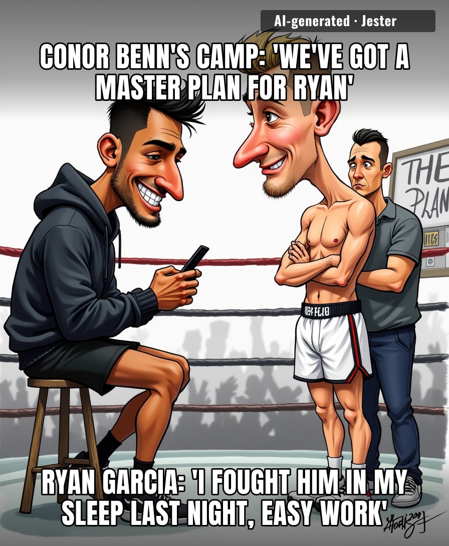 Ryan Garcia's pre-fight pressers are the only place where 'I'm mentally unstable' is a threat, not a confession.
