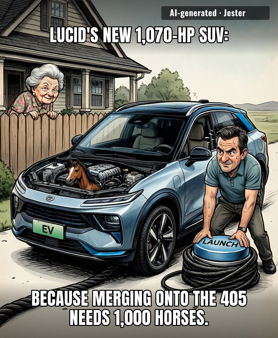 At $126k, you're paying for the ability to hit 60 in 3.1 seconds—just in time to slam the brakes at the next red light.