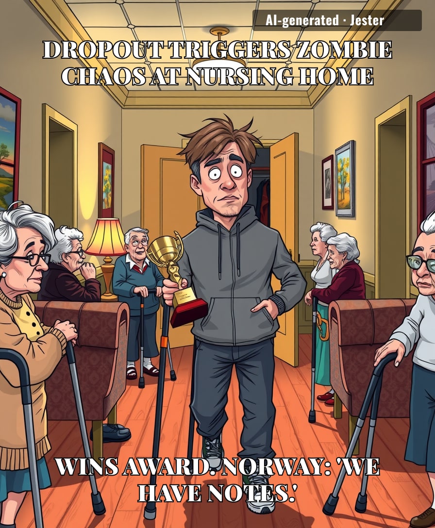The scariest part? Someone actually funded a nursing home zombie comedy.