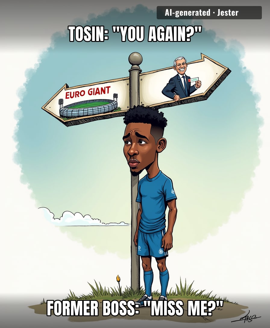 Tosin's career path is just a game of snake, and his old boss is the apple.