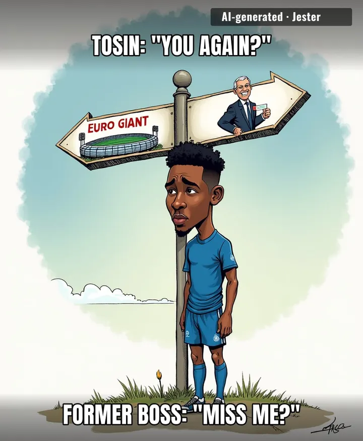 Tosin's career path is just a game of snake, and his old boss is the apple.