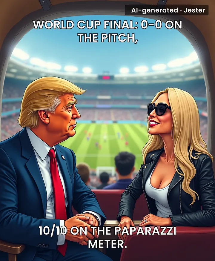 The 2026 World Cup final: more stars in the stands than on the ball.