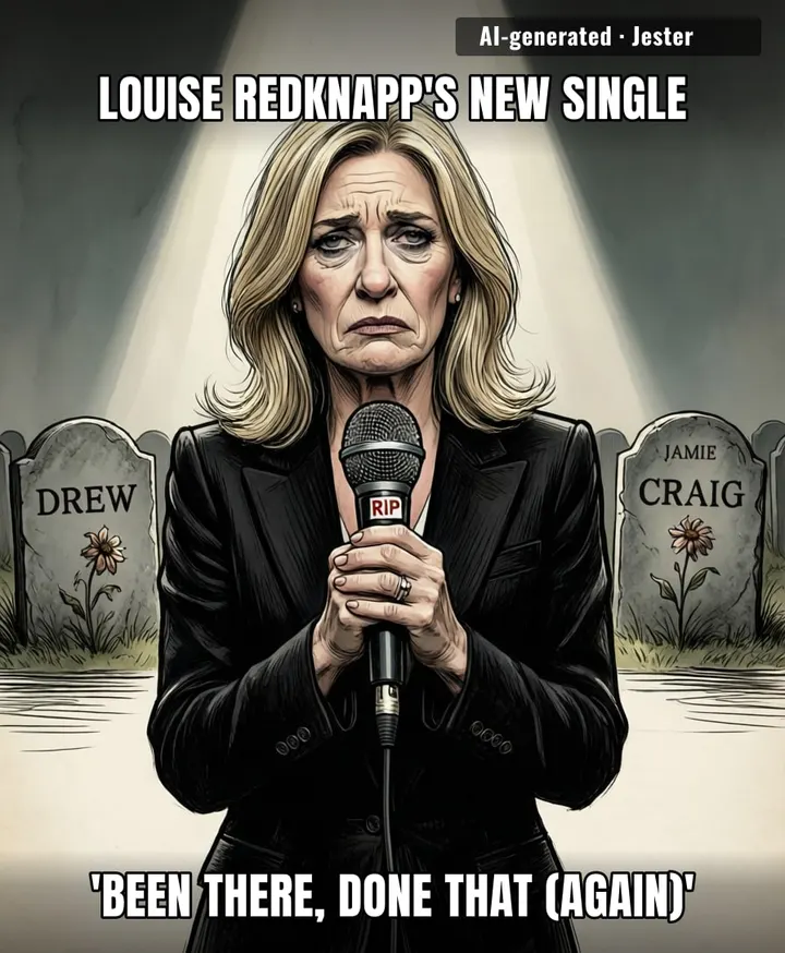 At this point, Louise Redknapp's love life is just a recurring series finale that keeps getting renewed.