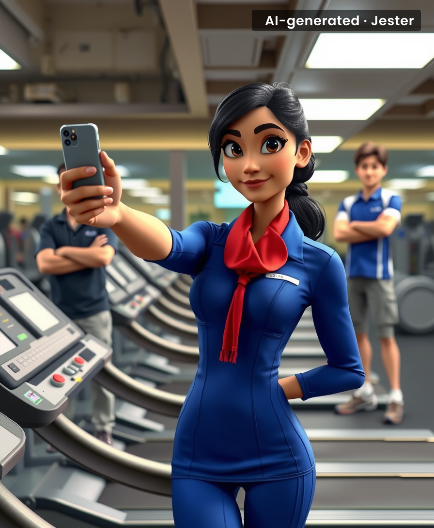 Nothing says 'I love attention' like getting banned from a place that charges you to sweat.