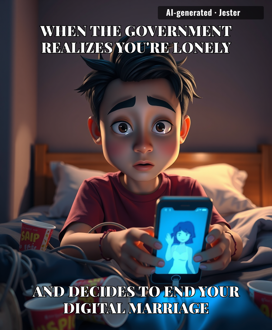 The state really looked at the national loneliness epidemic and decided the only fix was to delete the competition.