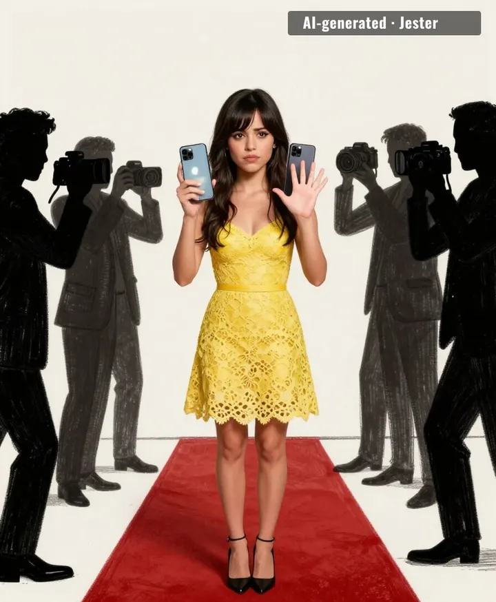 asking us to put down our phones while hers are surgically attached.