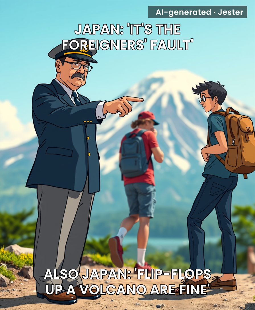 Japan's mountain rescue scapegoating is the diplomatic equivalent of tripping and blaming the floor.