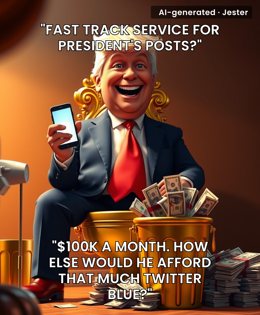 This is the ultimate trickle-down: pay us $100k to hear about your day, peasants.