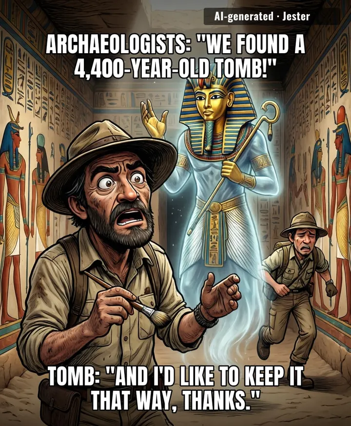 The last time those colors were this fresh, the paint was still wet and so was the pharaoh's to-do list.