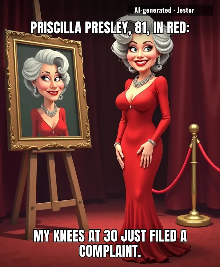 Priscilla Presley is 81 and clearly something is decaying in Graceland's attic.