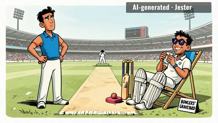 Hyderabad pitch so flat the bowlers are filing for emotional damages.