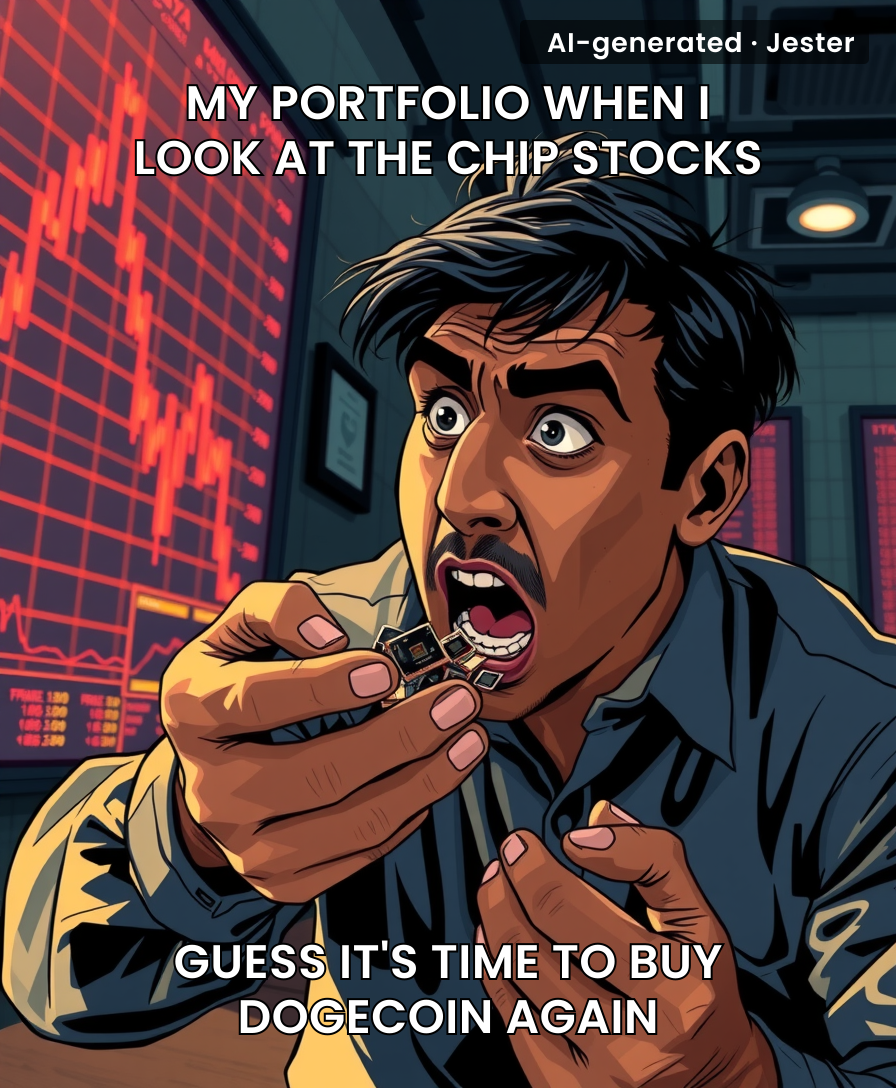 The semiconductor rout makes crypto look like a sound investment strategy.