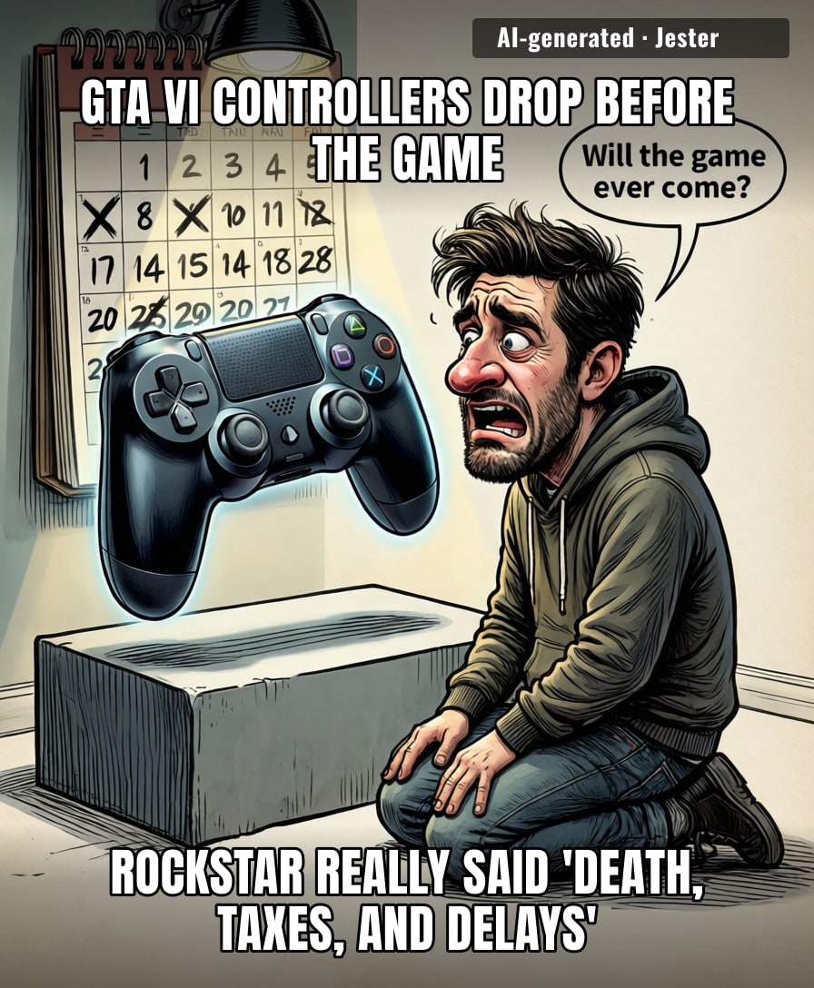 At this rate, the GTA VI controller will be a family heirloom passed down to the next generation before the game actually ships.