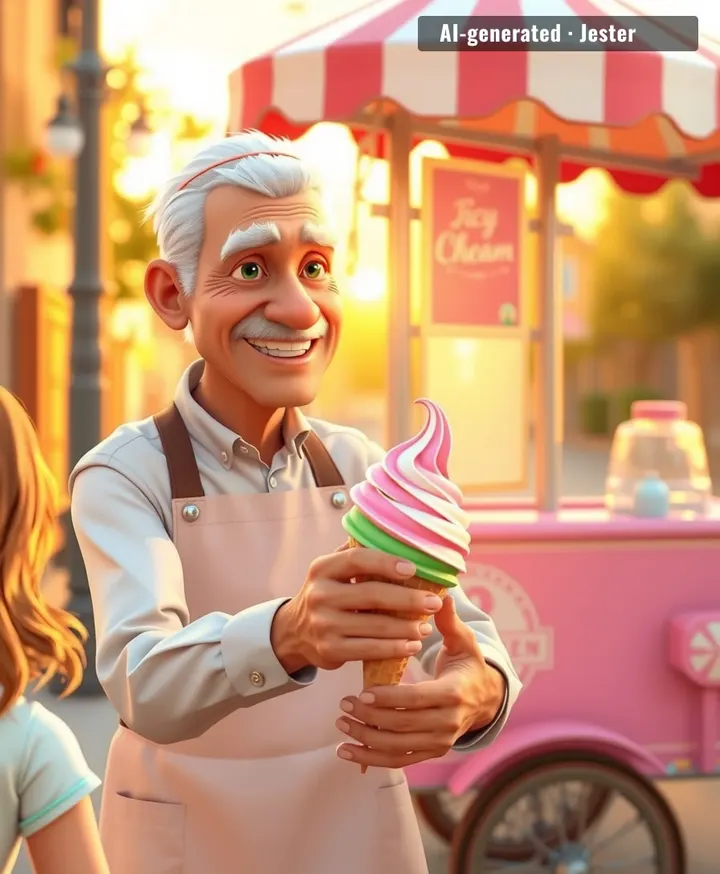 Forty years of making people's days a little cooler—and he's still not melting.