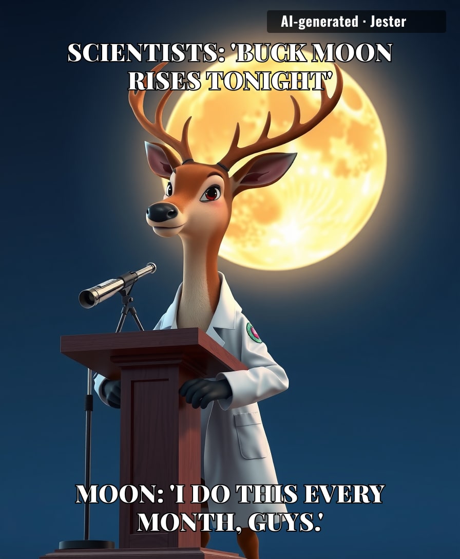 Buck Moon: because 'full moon' didn't sound exclusive enough for our Instagram stories.