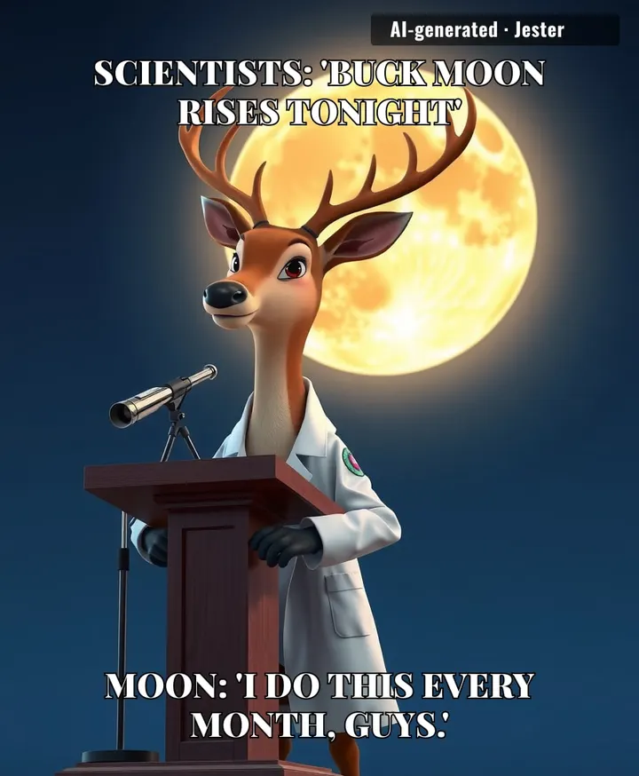 Buck Moon: because 'full moon' didn't sound exclusive enough for our Instagram stories.