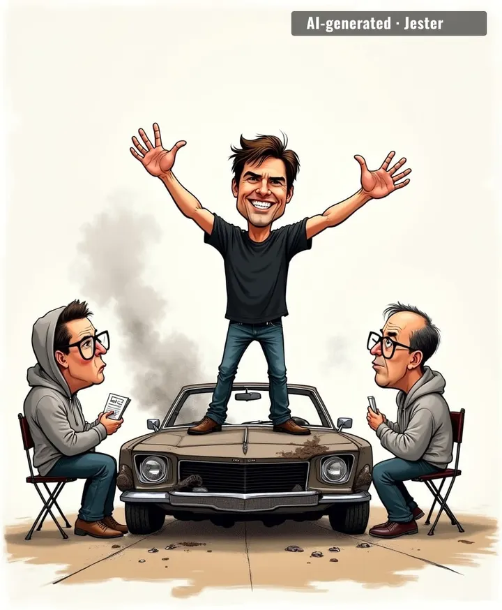 tom cruise did all his own stunts and still couldn't land this one