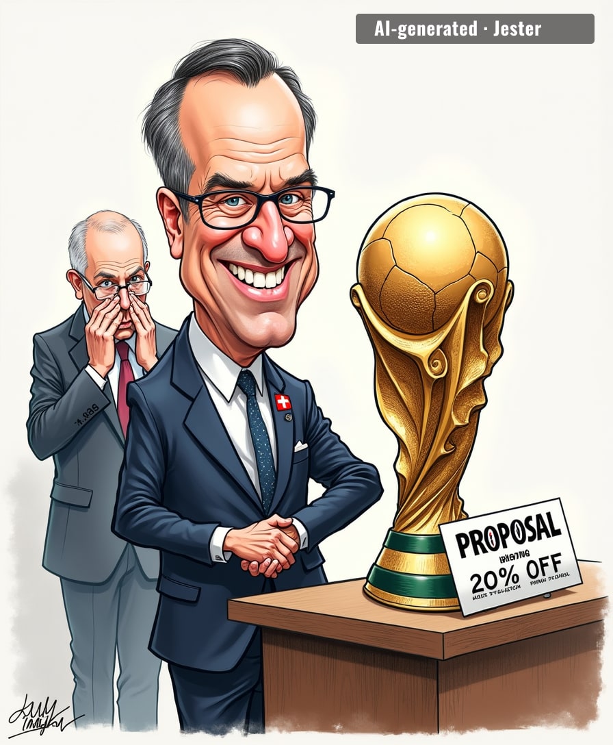 Selling 20% of the World Cup to a Trump relative is 'exploring options' the way a bull in a china shop is 'exploring decor.'
