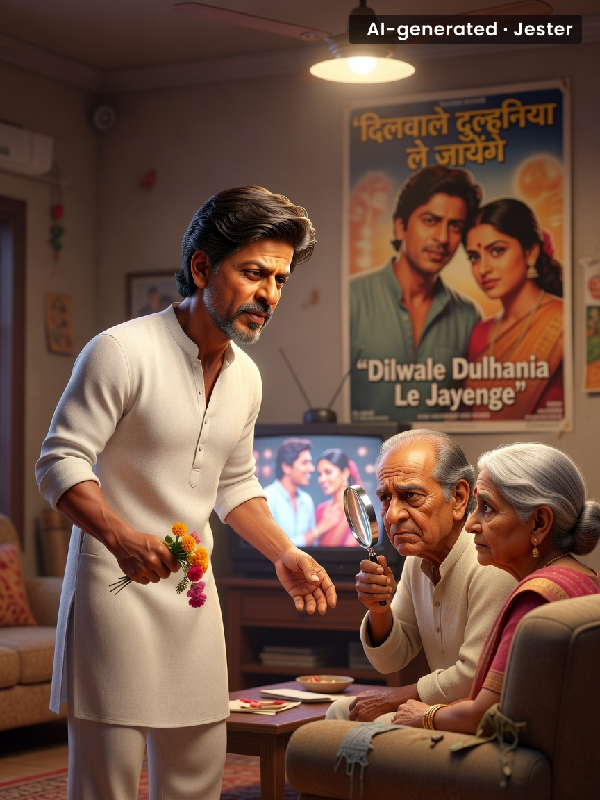 For the first time in his life, Shah Rukh Khan had to convince someone he wasn't the main character.