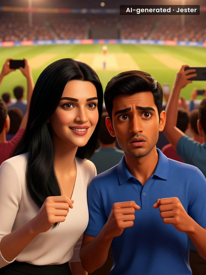 Kriti Sanon's boyfriend is proof that 'age is just a number' when you're dating a Bollywood star who watches cricket.