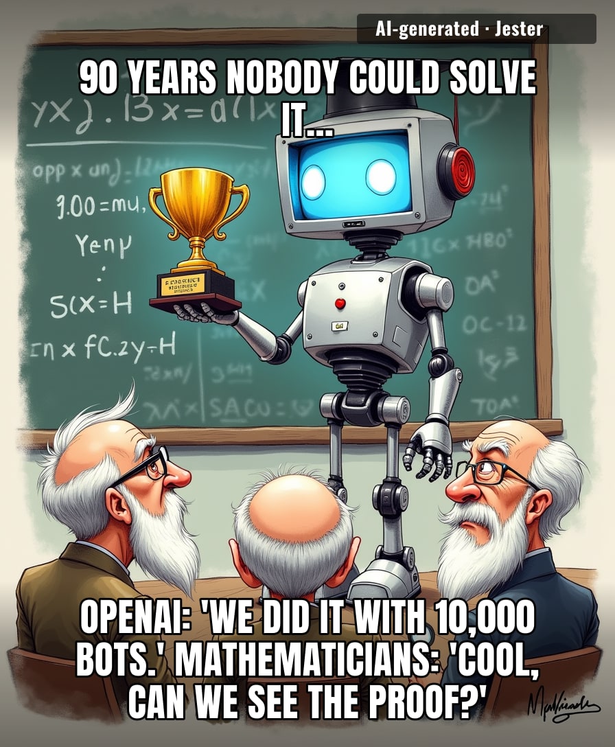 OpenAI's 'breakthrough' is just a million-dollar math problem solved by 10,000 interns with no coffee breaks.