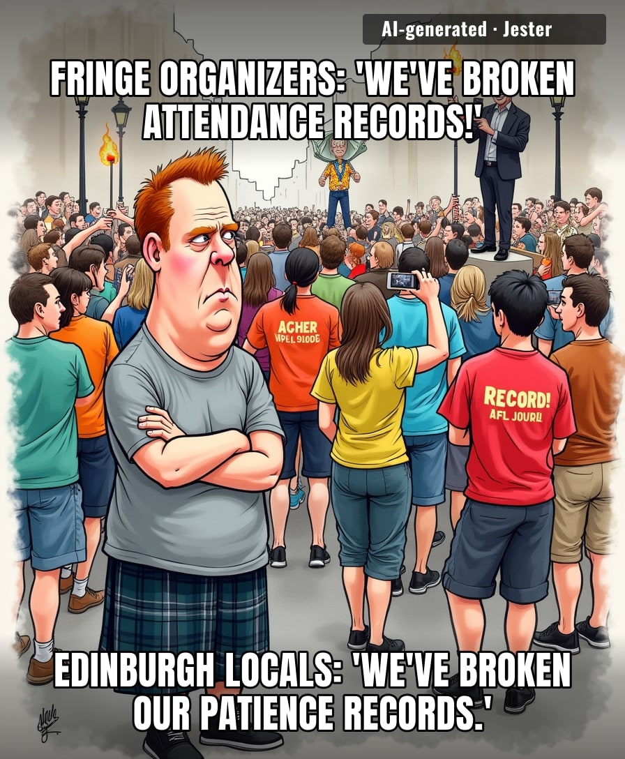 The only thing longer than the Fringe queues is the list of locals who've moved to Glasgow.