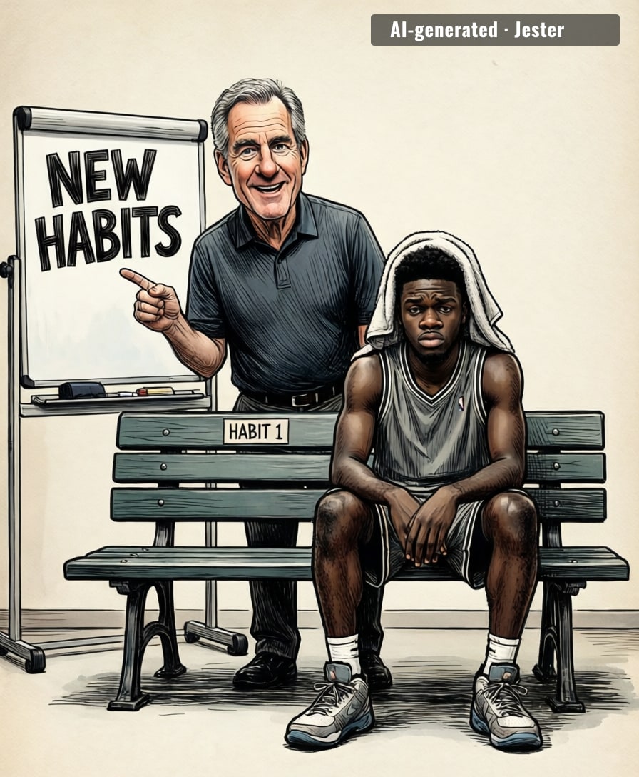the new habit is watching, Graham. take notes.