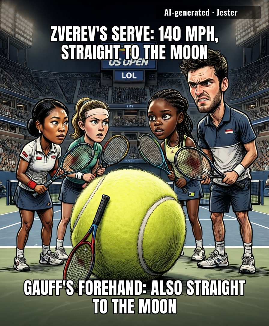Swiatek's the only one here who treats tennis like it's not a hostage negotiation.